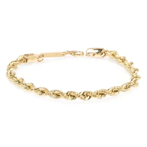 14k Large Rope Chain Bracelet