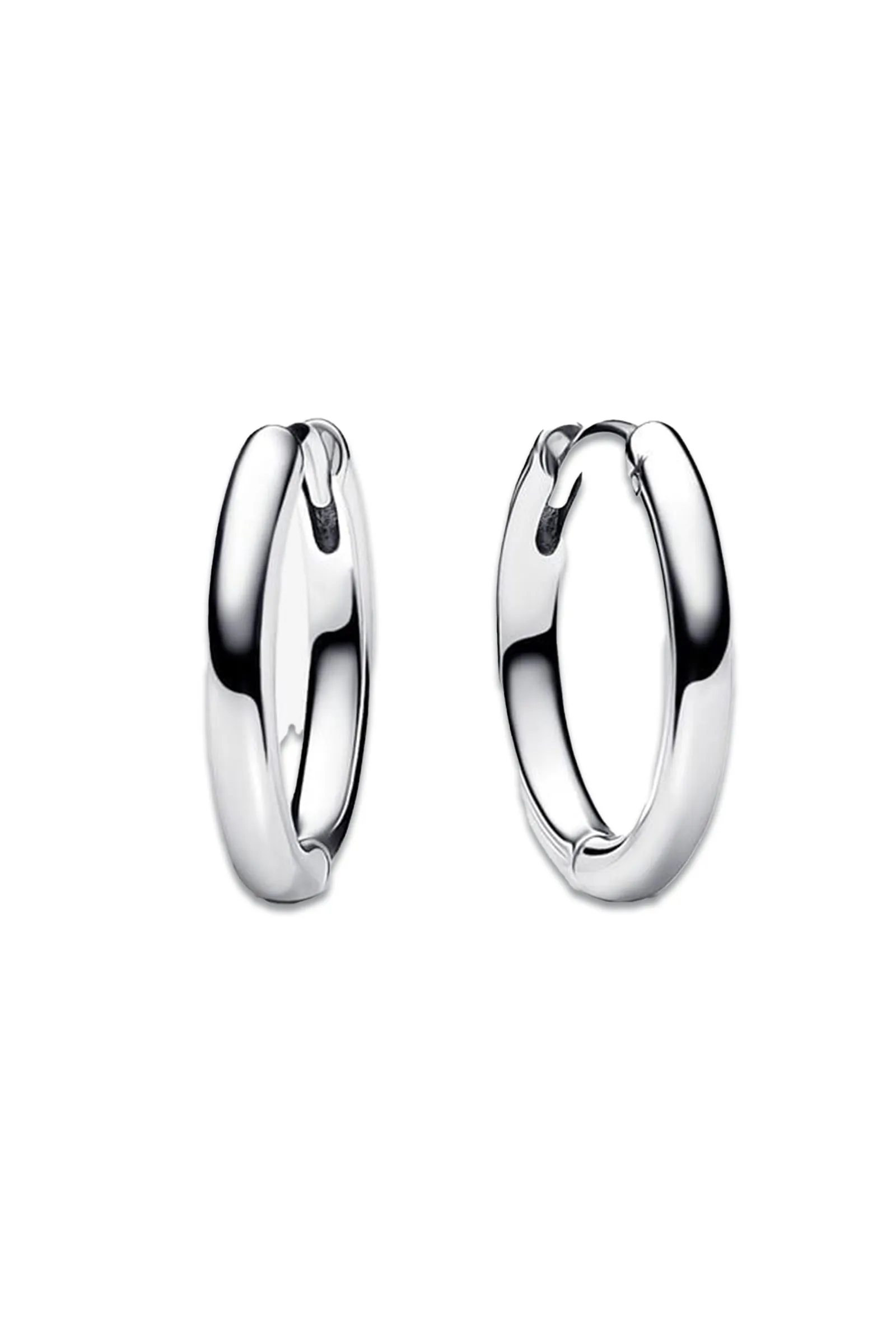 18 mm Charm Hoop Earrings