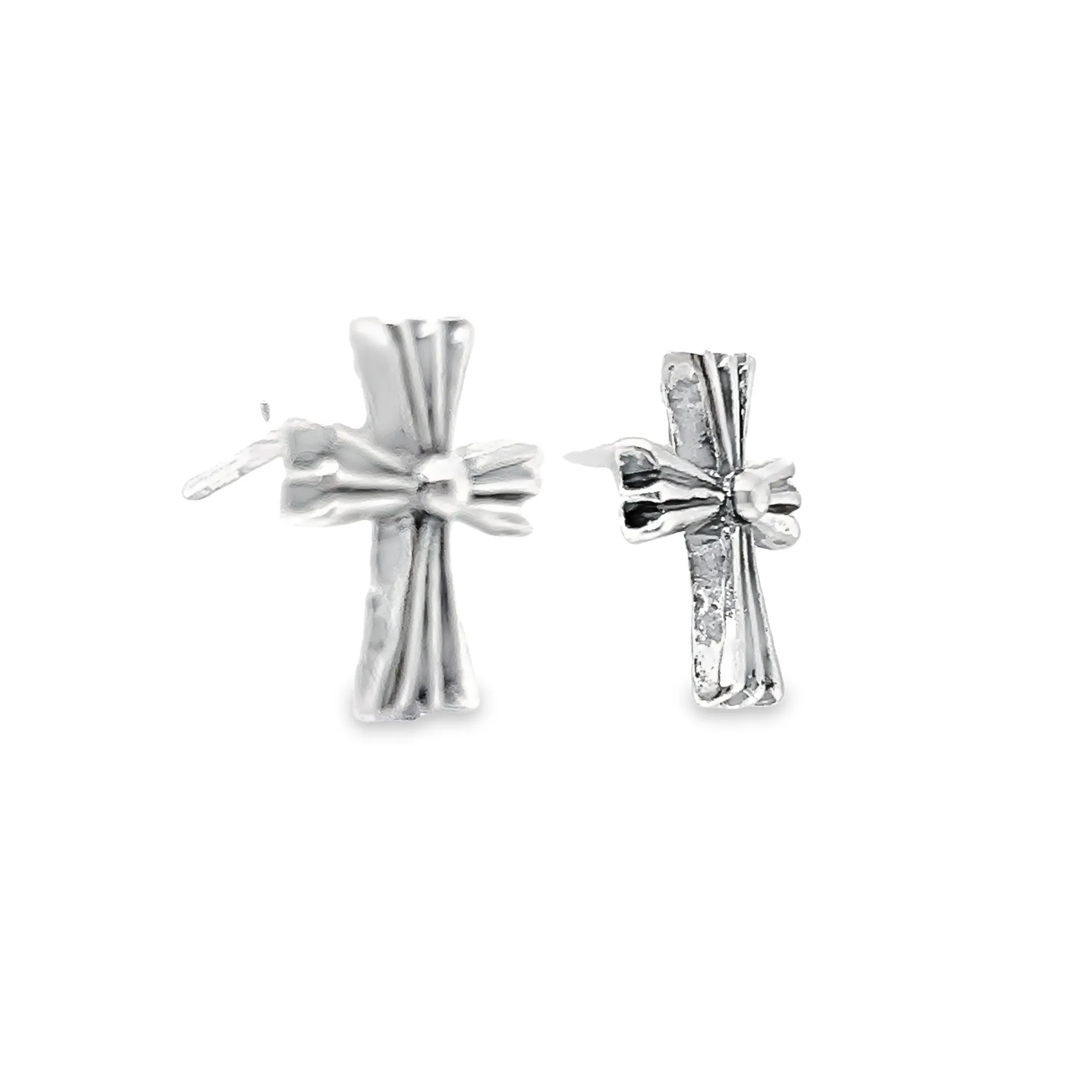 A814 Cross Post Earrings