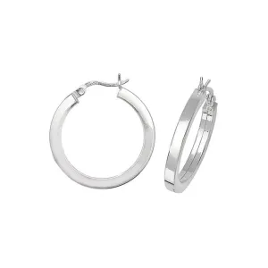 Acotis Silver Hoop Earrings G5728