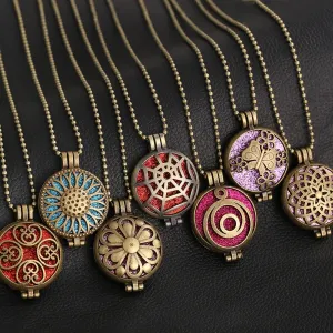 Aromatherapy Diffuser Necklaces Perfume Essential Oil Diffuser Lockets