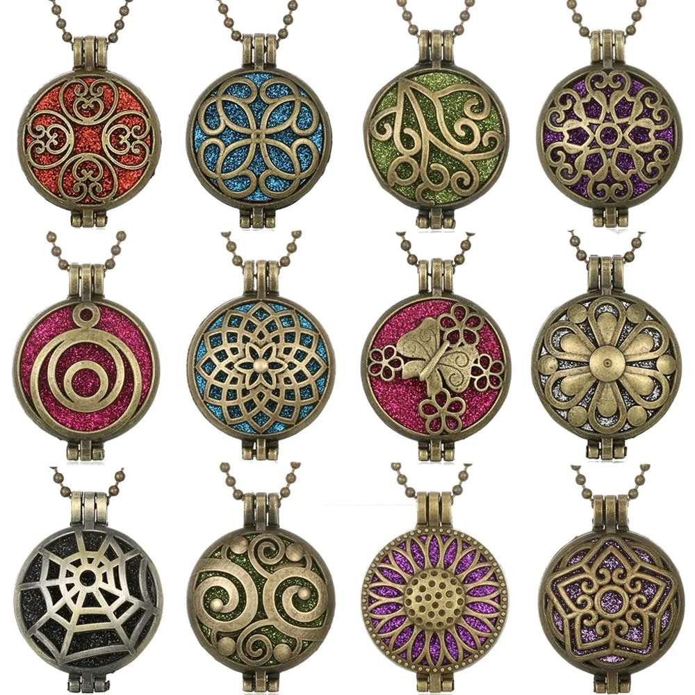 Aromatherapy Diffuser Necklaces Perfume Essential Oil Diffuser Lockets