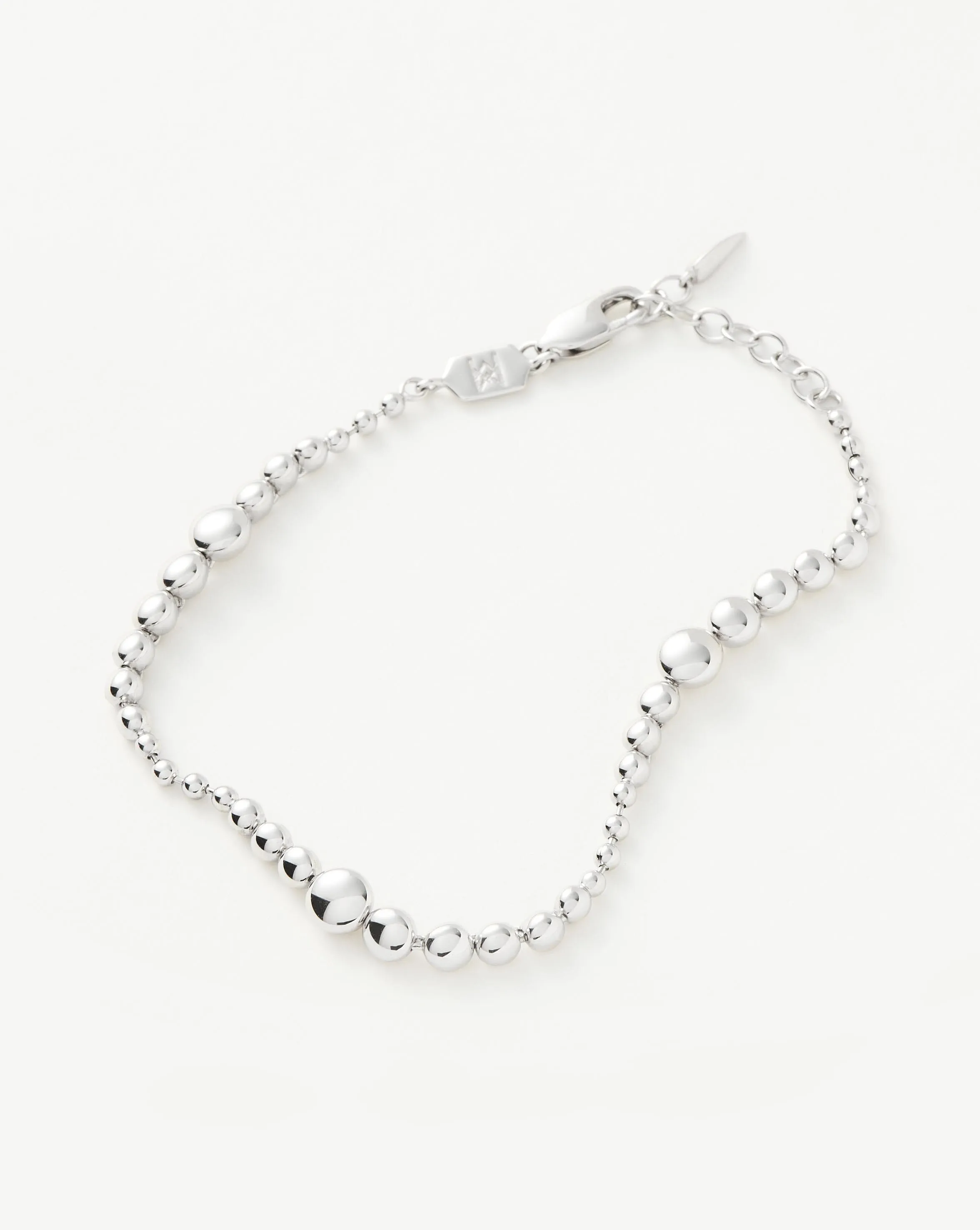 Articulated Beaded Bracelet | Sterling SIlver