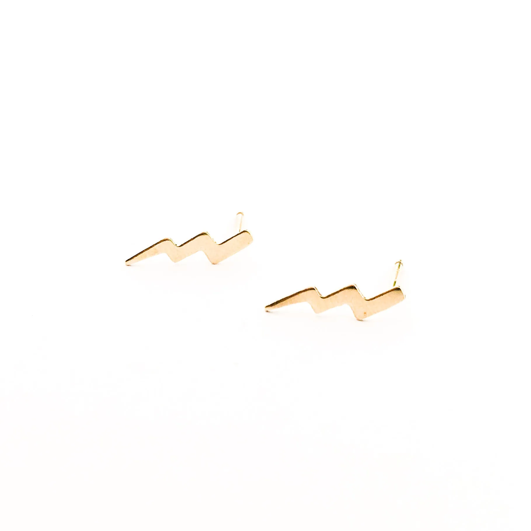 Bolt of Lightning Stud Earrings