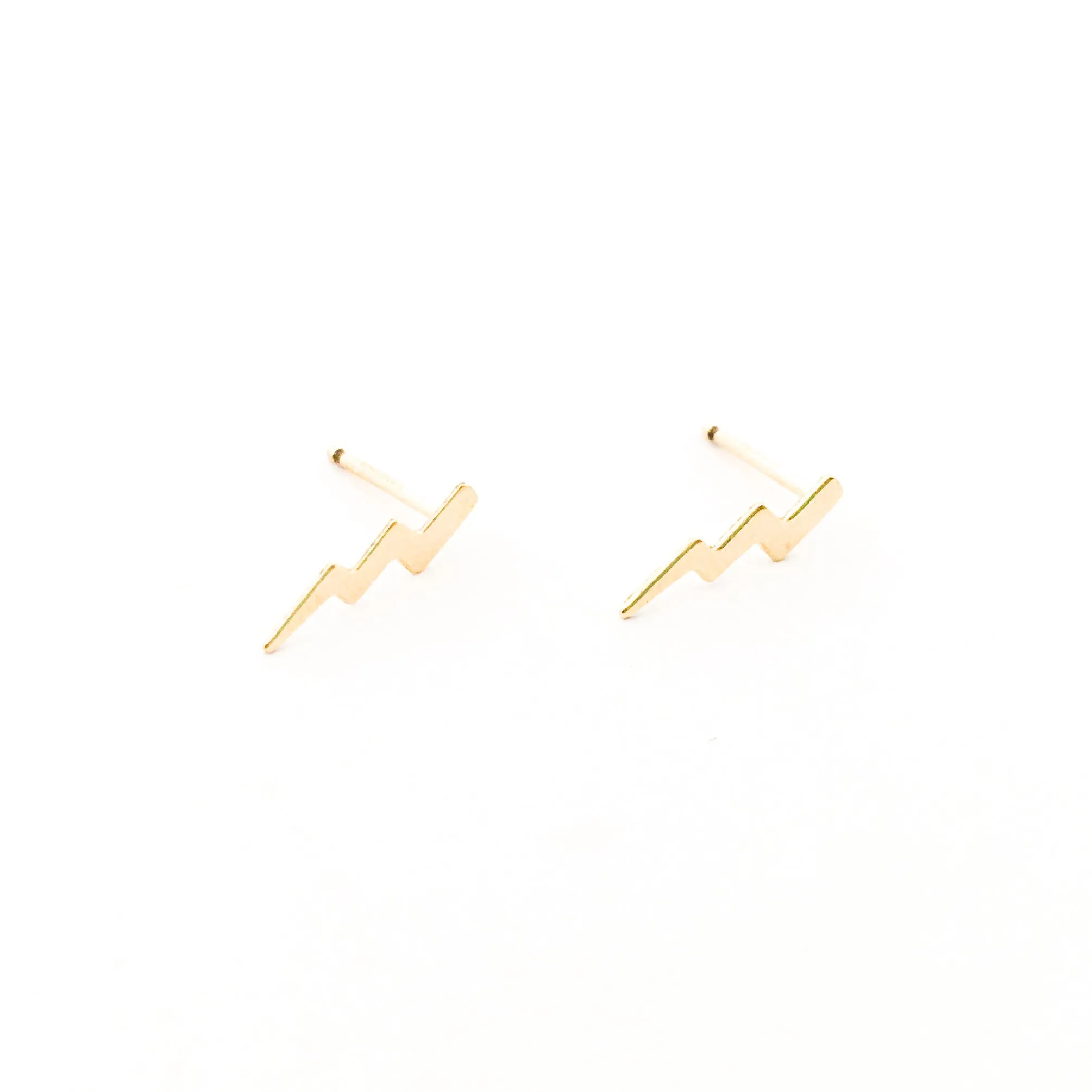 Bolt of Lightning Stud Earrings