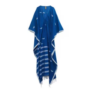 Bright Blue Khadi