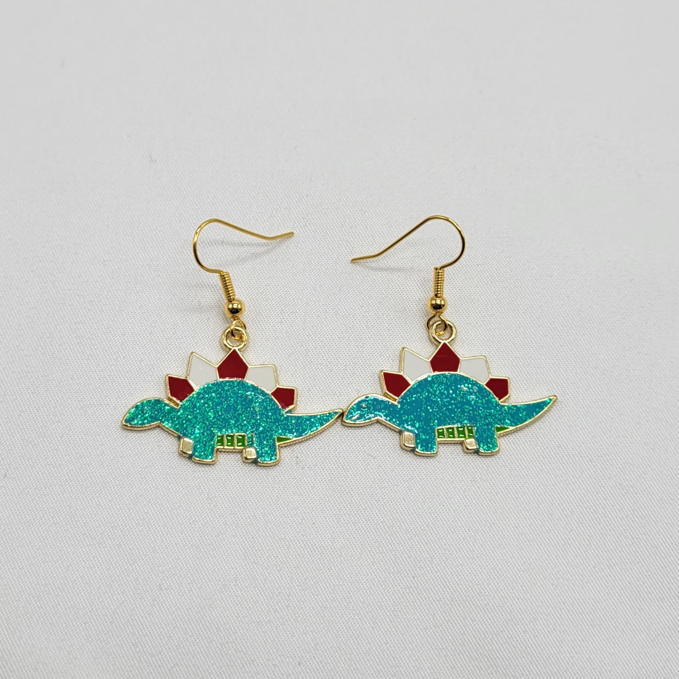 Christmas Dino Earrings