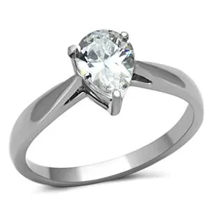 CJG2620 Stainless Steel AAA Grade CZ Ring