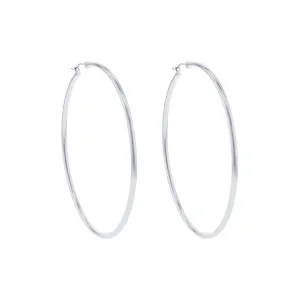 Classic Gold Hoop Earrings - 2x60MM