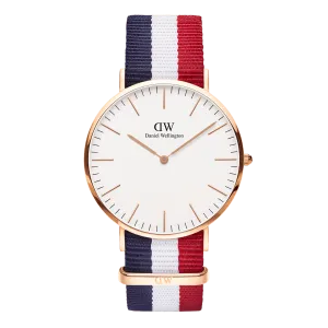 Daniel Wellington Classic 40 Cambridge Rose Gold & White Watch