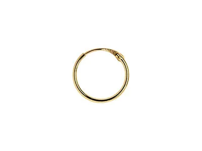 Endless Creole Hoops-9ct Yellow Gold