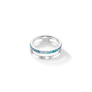 Eternal Unity Ring silver-blue