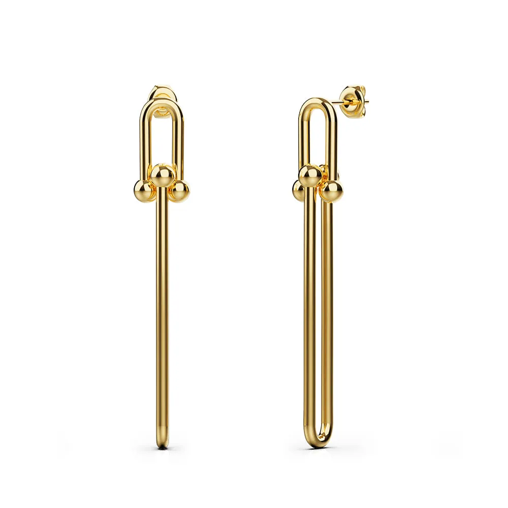 Flaneur Dangly Stud Earrings