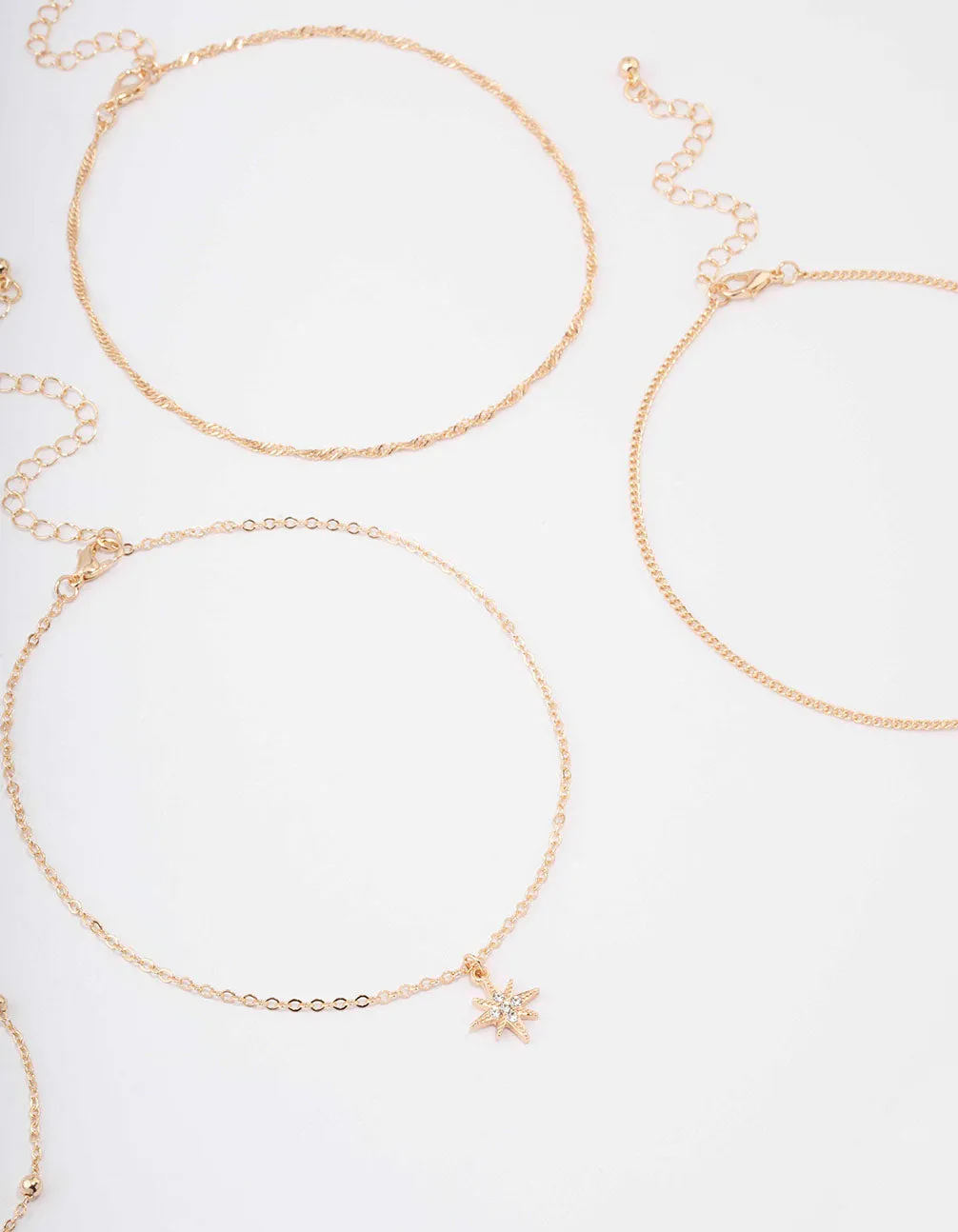 Gold Celestial Choker Necklace 6-Pack