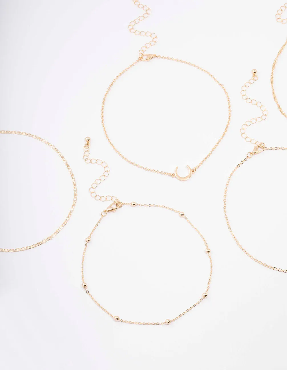 Gold Celestial Choker Necklace 6-Pack