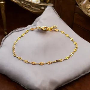 Gold Sparkle Chain Bracelet