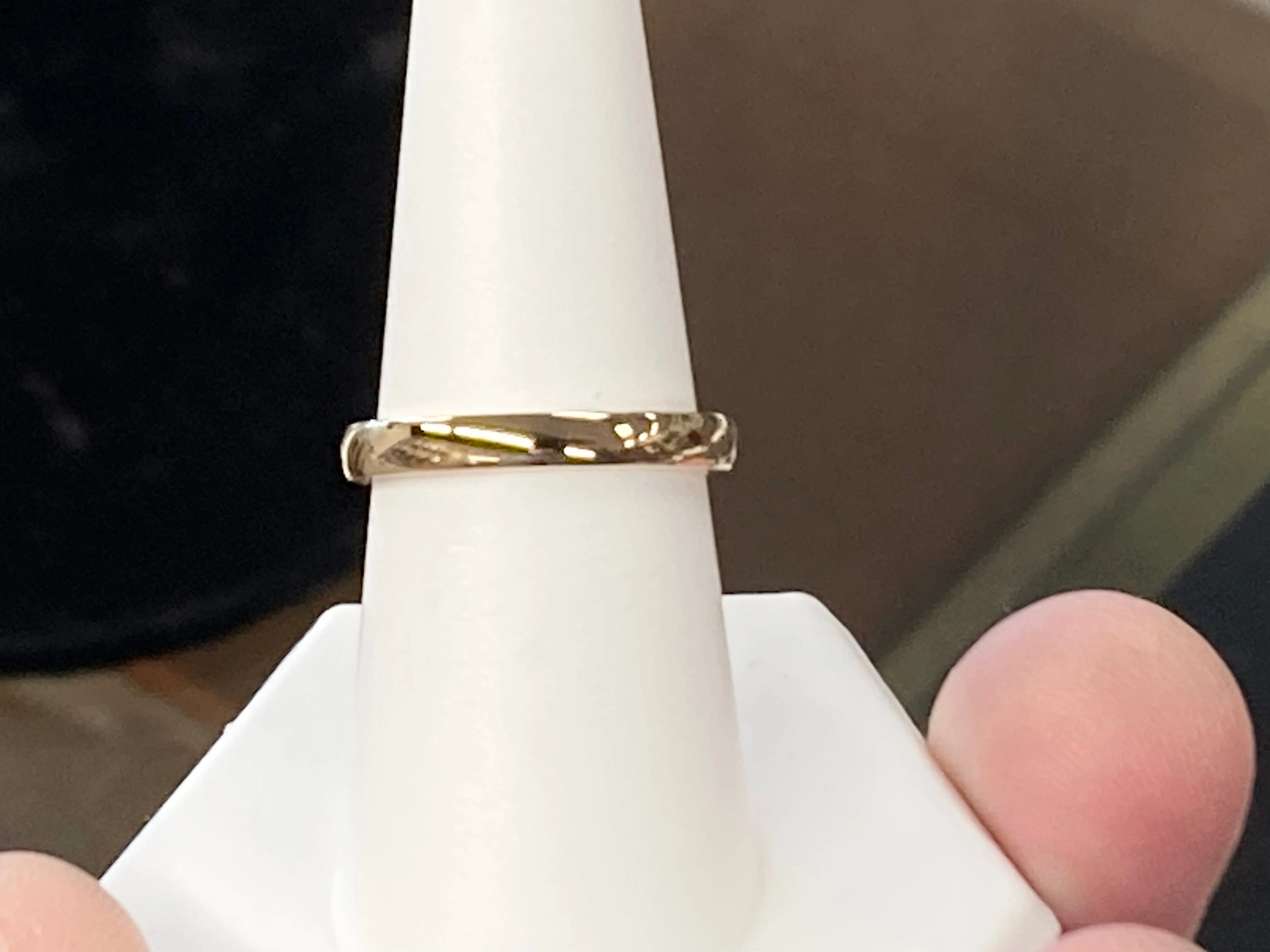 Gold Wedding Ring 3 Millimeters Wide