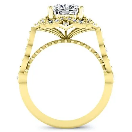 Hana - Cushion Lab Diamond Engagement Ring (IGI Certified)