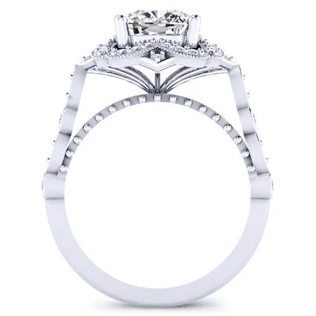 Hana - Cushion Lab Diamond Engagement Ring (IGI Certified)