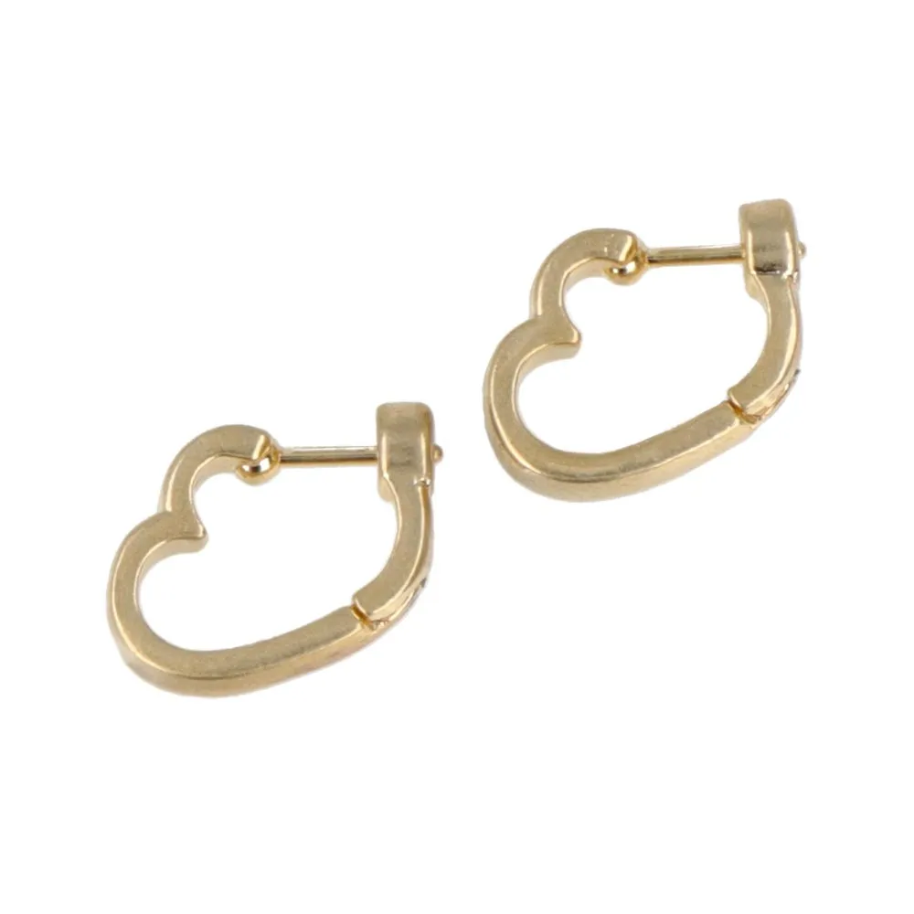 Heart Hoop Smooth Touch Earrings