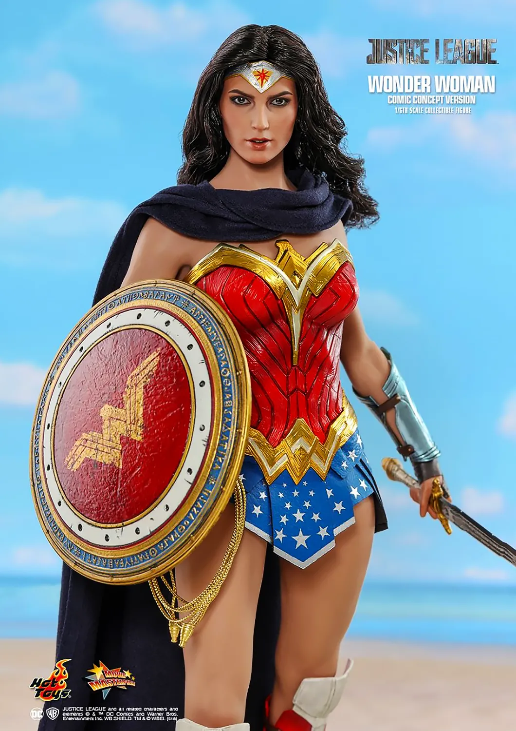 HOT TOYS DC JUSTICE LEAGUE WONDER WOMAN COMIC CONCEPT VERSION 1/6 SCALE - MMS506