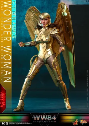 HOT TOYS DC WONDER WOMAN 1984 GOLDEN ARMOR WONDER WOMAN (DELUXE VERSION) 16 MMS578