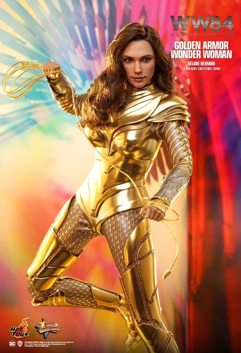 HOT TOYS DC WONDER WOMAN 1984 GOLDEN ARMOR WONDER WOMAN (DELUXE VERSION) 16 MMS578