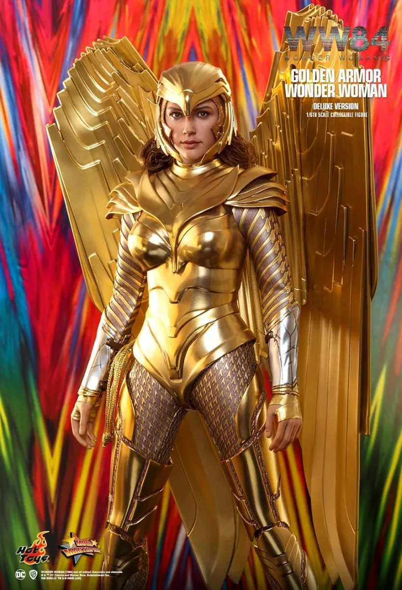 HOT TOYS DC WONDER WOMAN 1984 GOLDEN ARMOR WONDER WOMAN (DELUXE VERSION) 16 MMS578