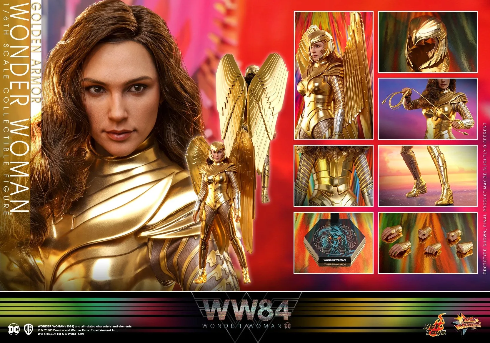 Hot Toys - MMS577 - Wonder Woman 1984 - 1/6th scale Golden Armor Wonder Woman Collectible Figure