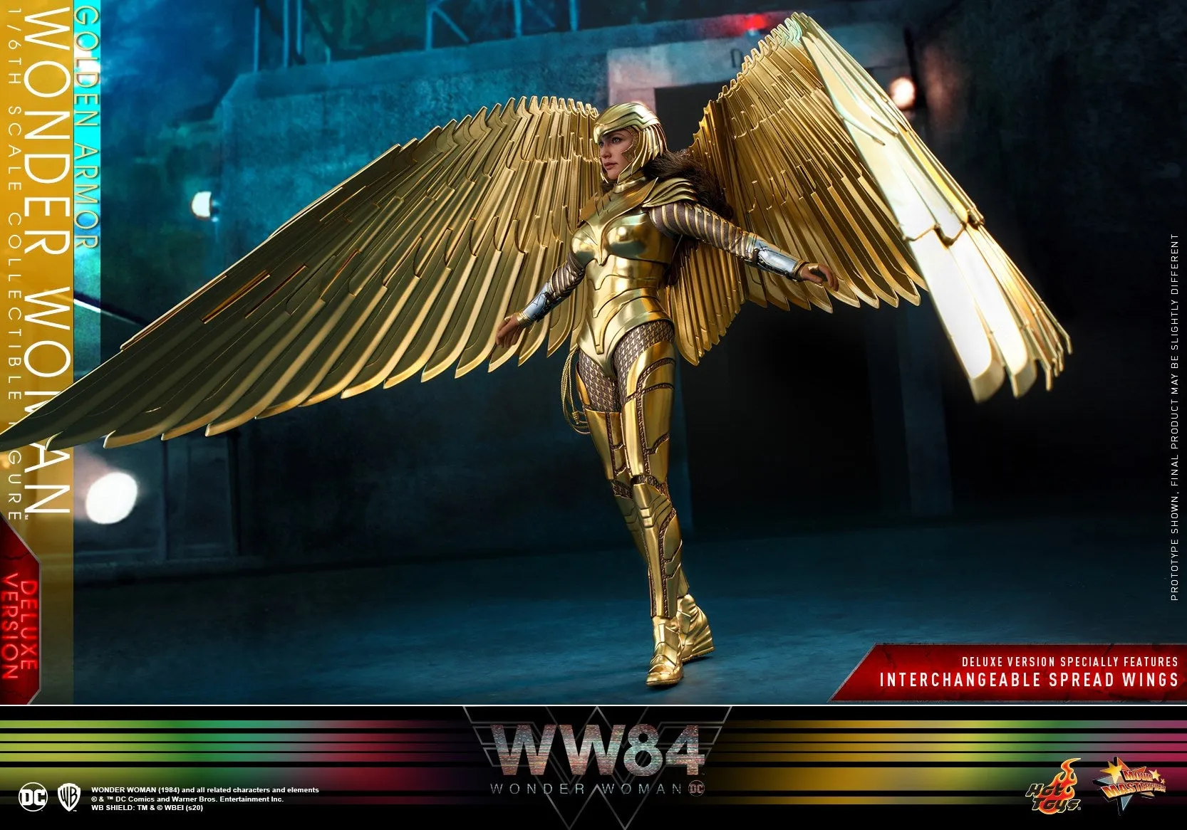 Hot Toys - MMS578 - Wonder Woman 1984 - 1/6th scale Golden Armor Wonder Woman Figure (Deluxe Ver.).