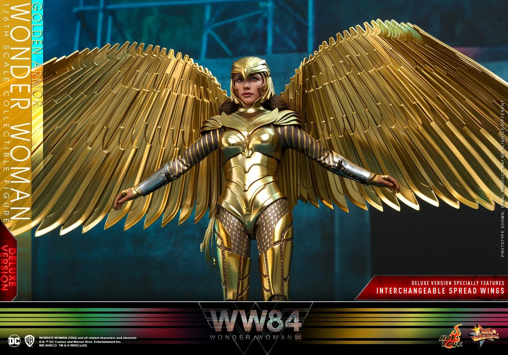 Hot Toys - MMS578 - Wonder Woman 1984 - 1/6th scale Golden Armor Wonder Woman Figure (Deluxe Ver.).