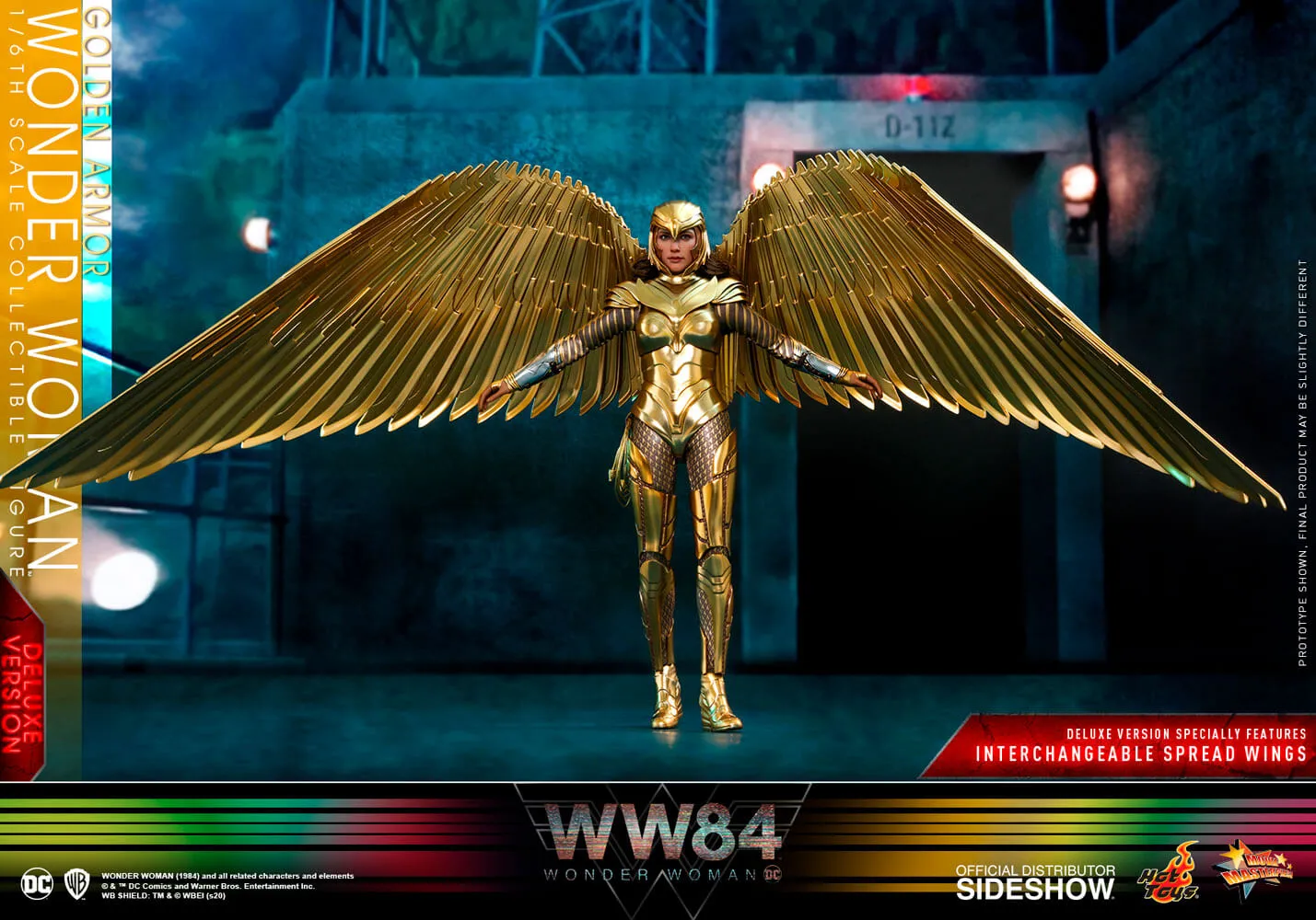 Hot Toys Movie Masterpiece 1/6 Scale Figure - Golden Armor Wonder Woman (Deluxe Version)