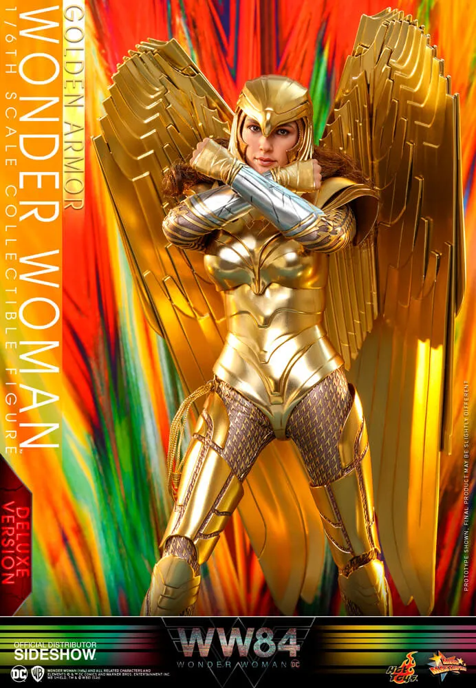 Hot Toys Movie Masterpiece 1/6 Scale Figure - Golden Armor Wonder Woman (Deluxe Version)