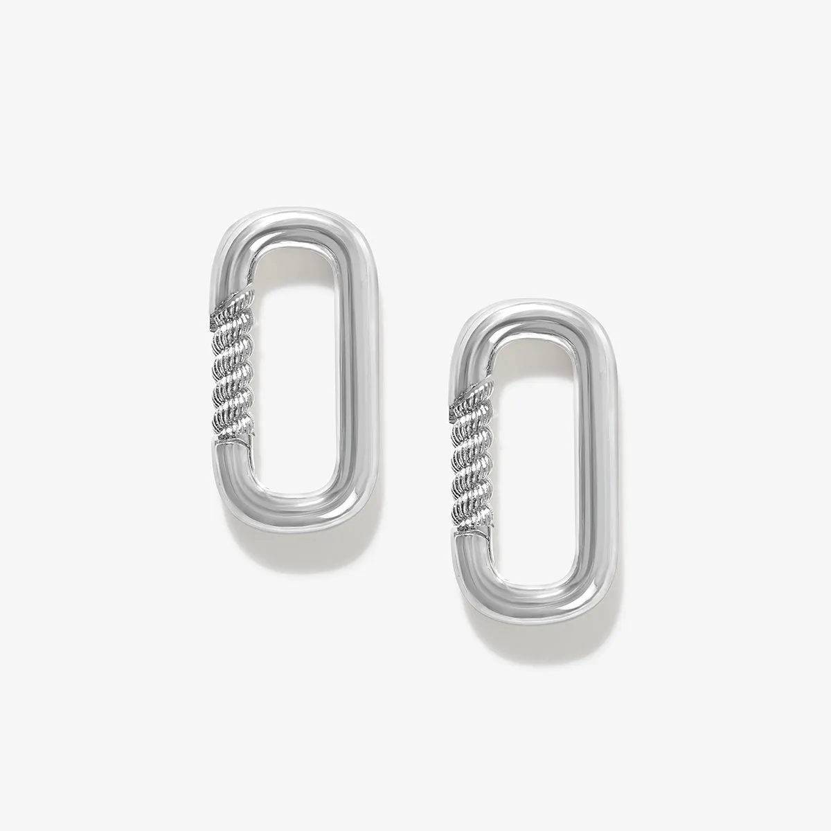 Ian carabiner earrings