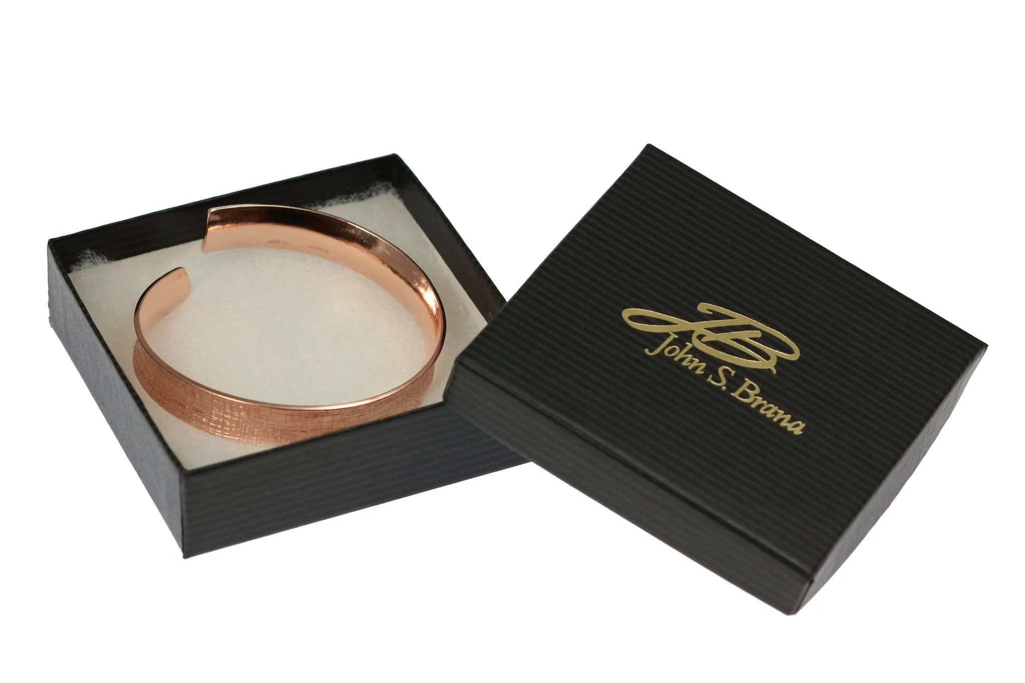 Linen Anticlastic Copper Bangle Bracelet