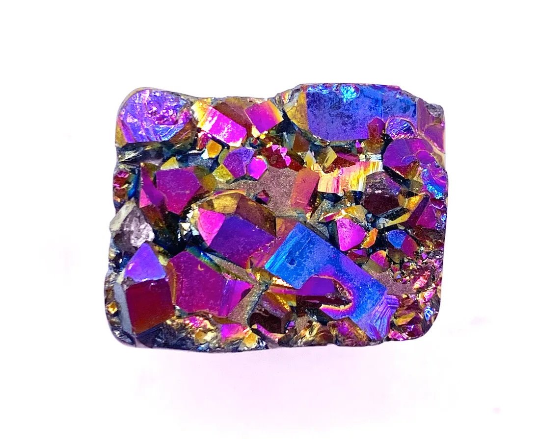 Mardis Gras Druzy Ring