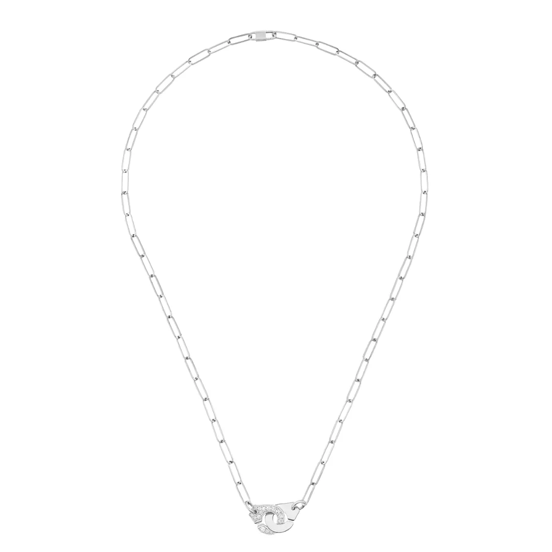 Menottes dinh van R10 Necklace with Diamonds