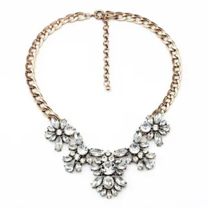 New Styles Collares Fashion Jewelry Resin Stone Antique Bib Statement Necklace