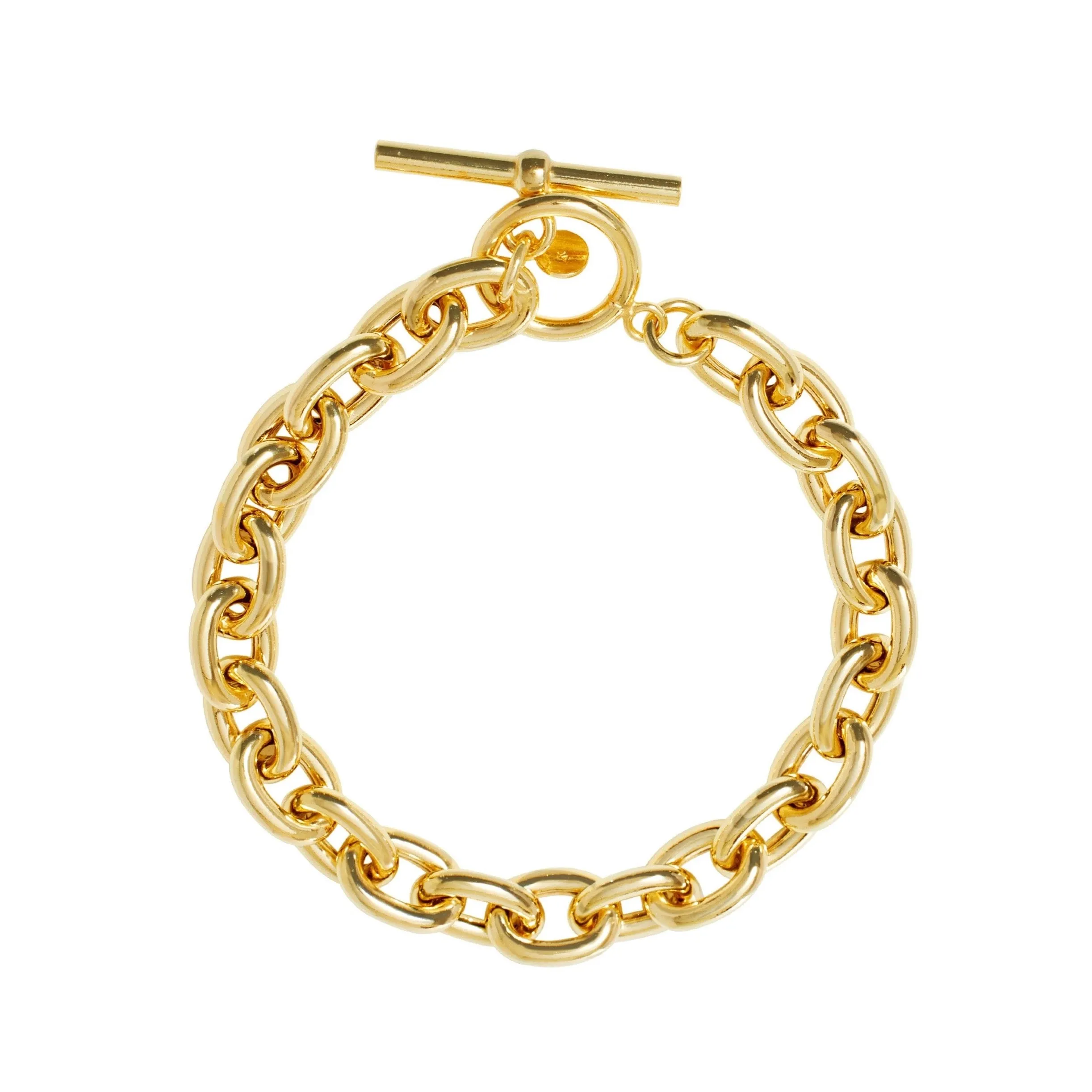 Oval Link Toggle Bracelet