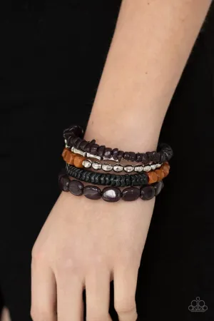 Paparazzi Bracelet ~ Outdoor Retreat - Black