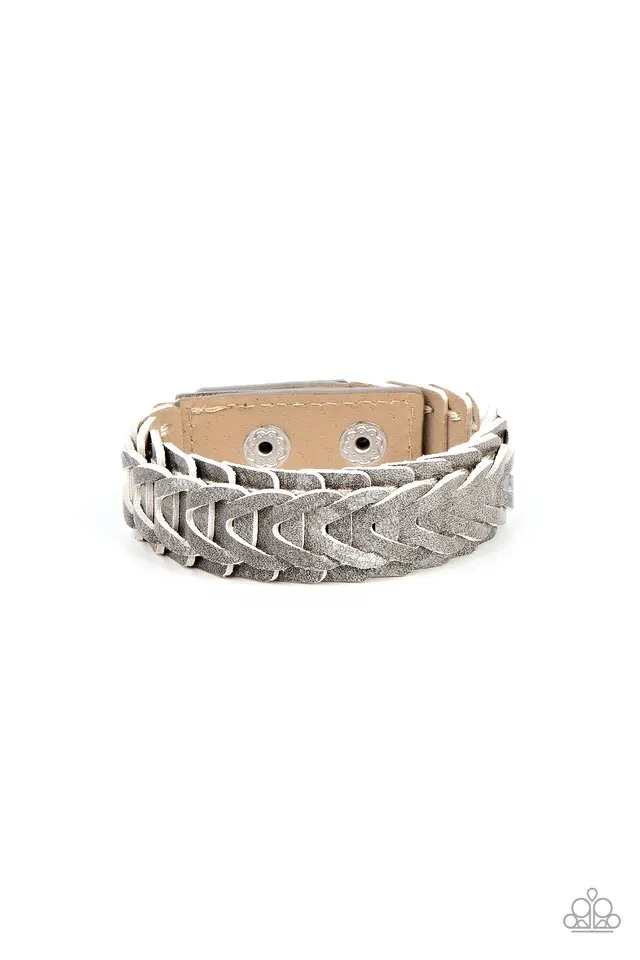 Paparazzi Bracelet ~ Western Nomad - Silver