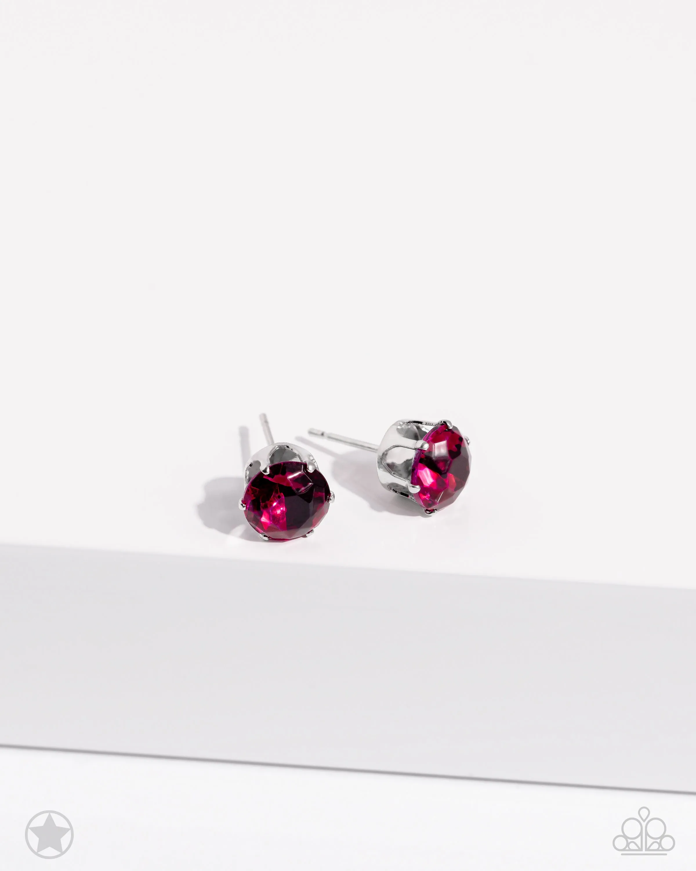 Paparazzi Just In TIMELESS Pink Post Earrings