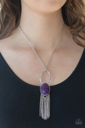 Paparazzi Necklace ~ Dewy Desert - Purple