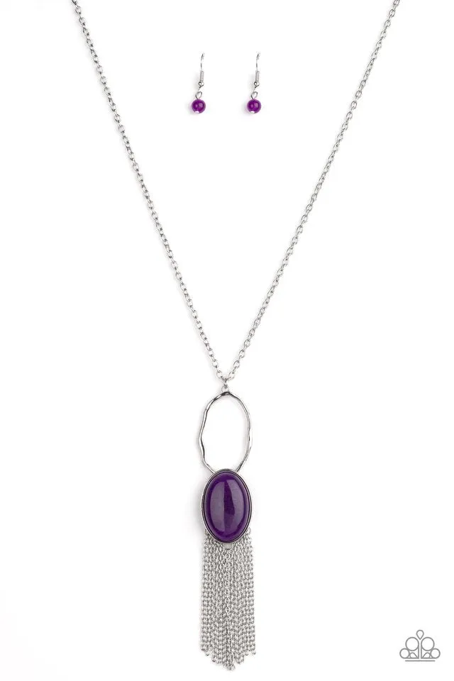 Paparazzi Necklace ~ Dewy Desert - Purple