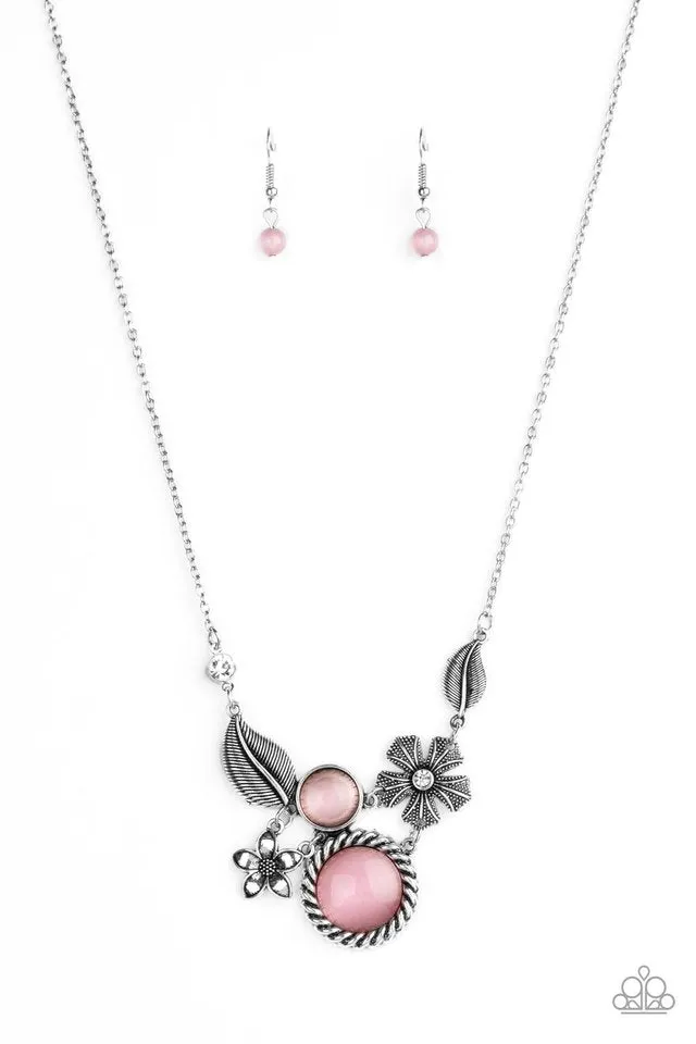 Paparazzi Necklace ~ Exquisitely Eden - Pink