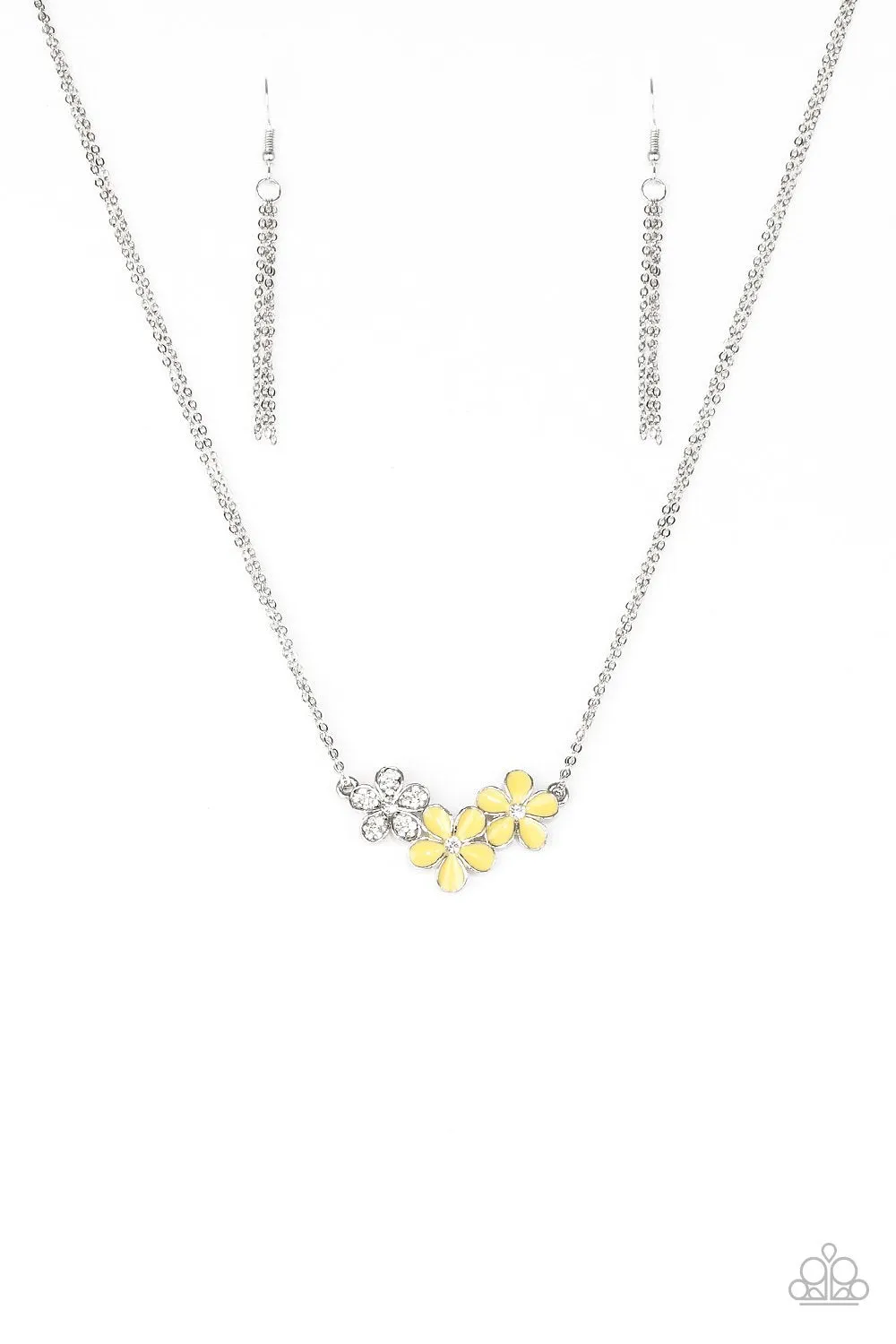 Paparazzi Necklace ~ Hibiscus Haciendas - Yellow