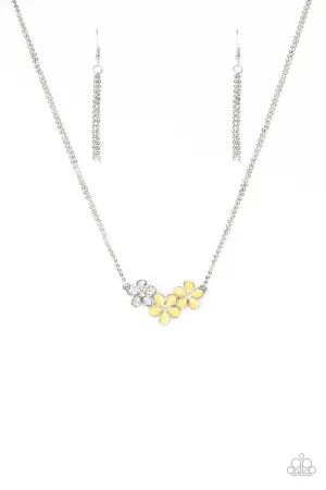 Paparazzi Necklace ~ Hibiscus Haciendas - Yellow