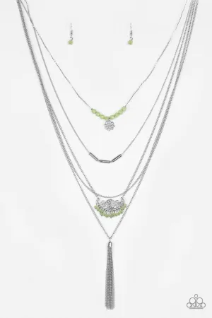 Paparazzi Necklace ~ Malibu Mixer - Green