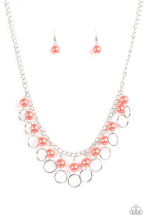 Paparazzi Necklace ~ Run The Show - Orange