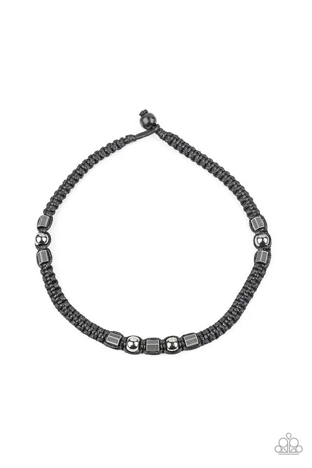 Paparazzi Necklace ~ Take a Trek - Black